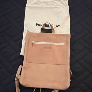 Parker Clay Miramar Leather Backpack. NWT